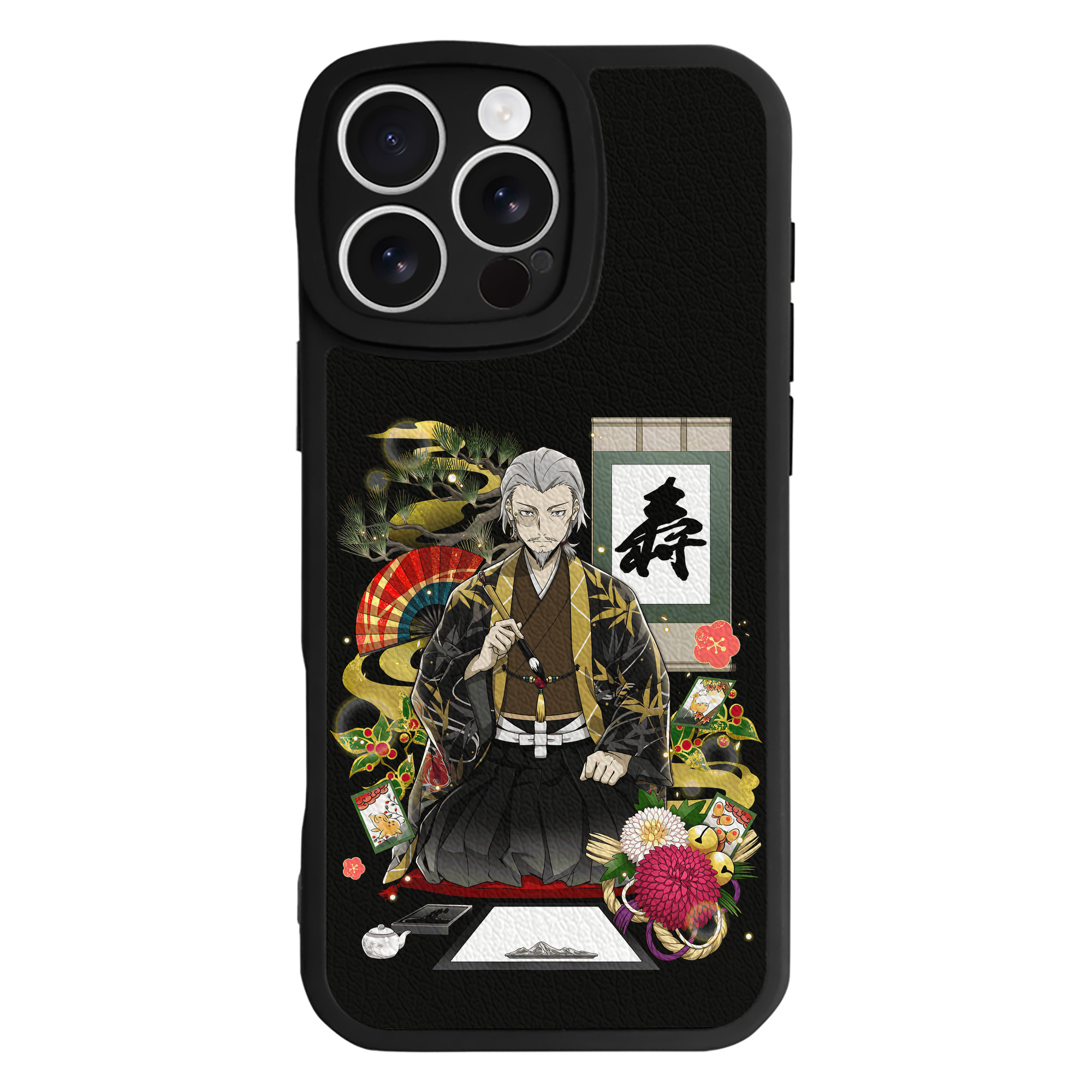 （画像用） 文豪ストレイドッグス Bungo Stray Dogs 【iPhone 16シリーズ対応】シリコンスマホケース（レザー調） 材質：シリコン